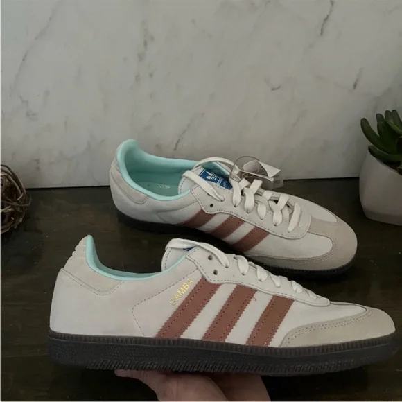 adidas Samba OG Crystal White Clay Strata - Picture 14 of 15